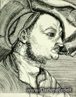 Study of Albrecht Durer'
