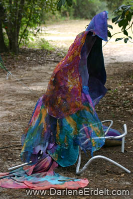 Fabric In The Garden