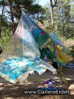 Fabric In The Garden