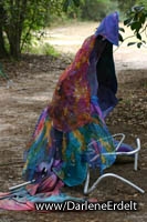 Fabric In The Garden